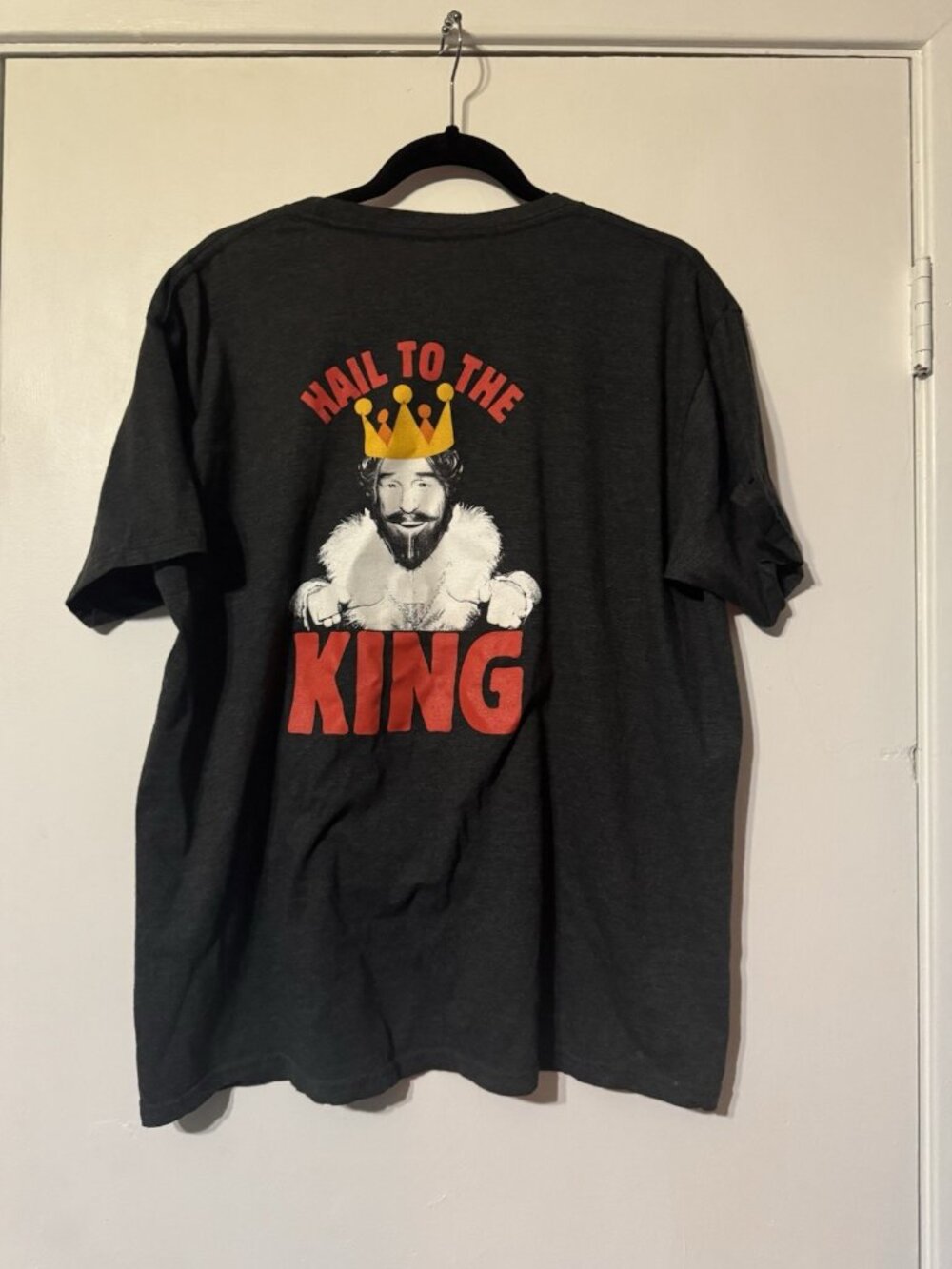 Burger King Uniform Shirt XL Black Employee Crew Member Hail To The King GPS